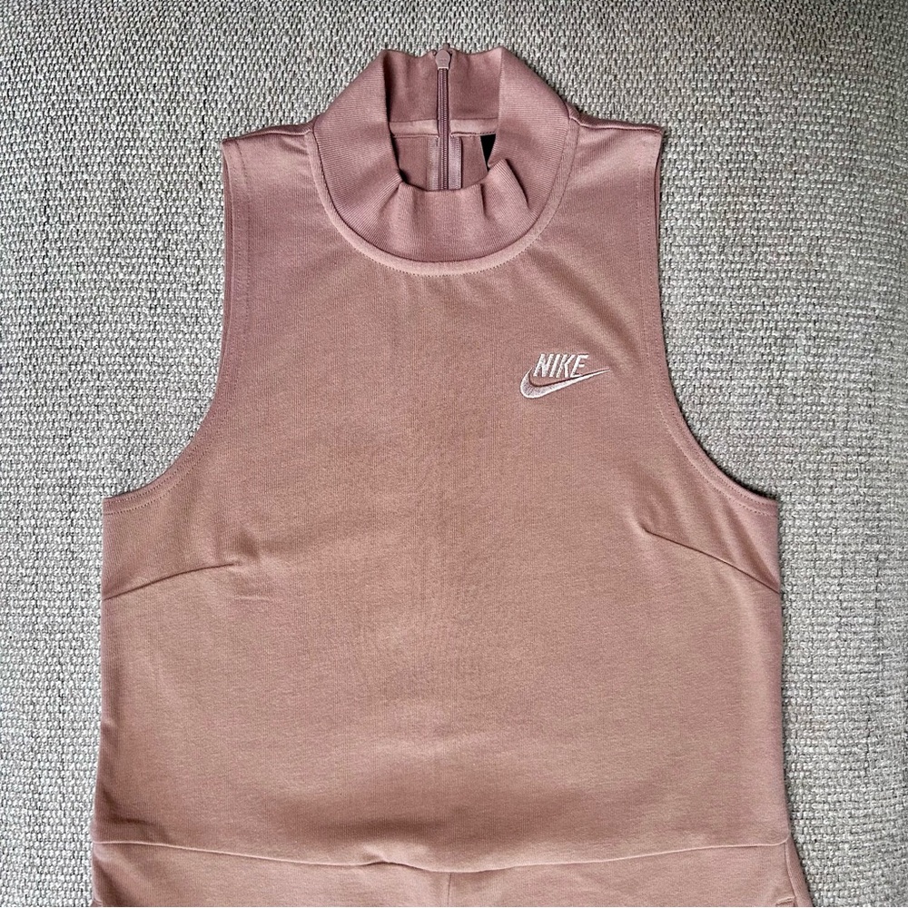 Nike Sportswear cropped wide leg jersey jumpsuit - Picture 3 of 9